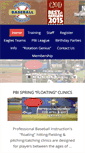 Mobile Screenshot of baseballclinics.com